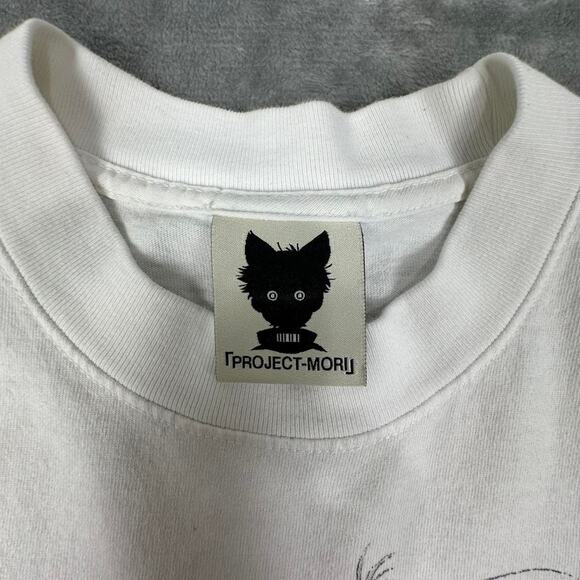 Project Mori Kimi Ni Tadoke Anime White Graphic T-shirt Made in USA Size Medium - Picture 3 of 7